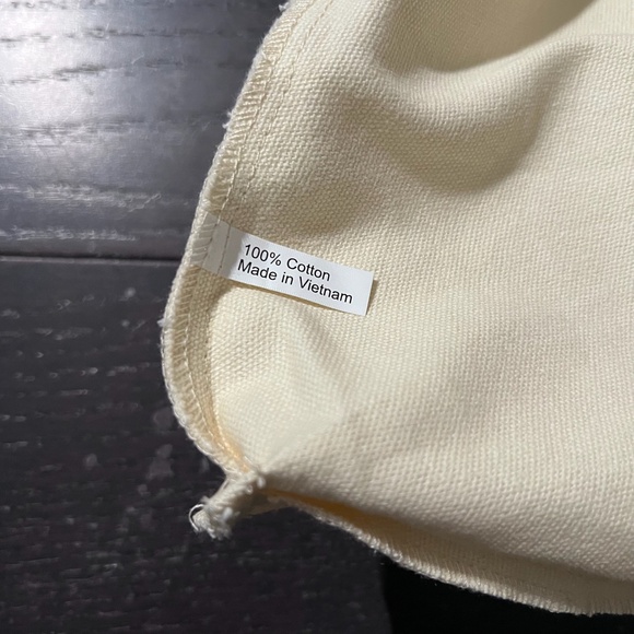 Jo Malone London Canvas Tote Bag Canvas 16”x13” Cream/black Limited shopping bag - Picture 8 of 8